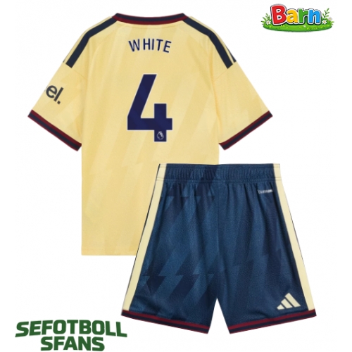 Arsenal Ben White #4 Tredjeställ Barn 2026-27 Kortärmad (+ Korta byxor)